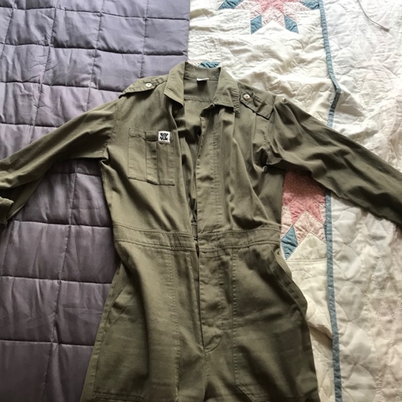 Lucy & Yak Green Long Sleeve Jumpsuit - Picture 5 of 5